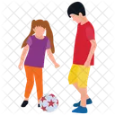 Jogando Futebol Jogo De Futebol Jogo Olimpico Ícone