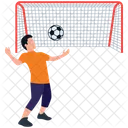 Jogar Futebol Jogar Futebol Rede De Futebol Ícone