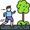 Jogging Runner Fitness Icon