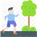 Jogging Runner Fitness Icon