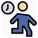 Jogging-Zeit  Symbol