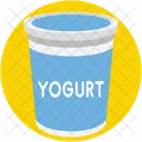 Joghurt Milchprodukte Becher Symbol