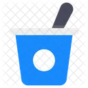 Joghurt Abgepackter Joghurt Milchprodukt Symbol