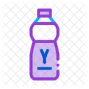 Flasche Trinken Joghurt Symbol