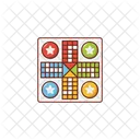 Ludo Esporte Jogo Ícone