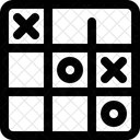 Jogo Da Velha Estrategia Brinquedo Ícone