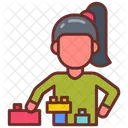 Jogo de blocos  Ícone