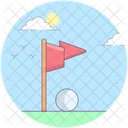 Jogo De Golfe Jogo Olimpico Golfe Icon