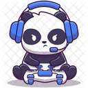 Panda jogando jogo  Ícone