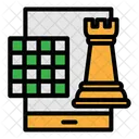Jogo de xadrez  Ícone