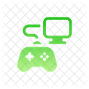 Laptop Videogame Gamepad Icon