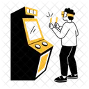 Jogos De Realidade Virtual Jogos Maquina De Fliperama Icon