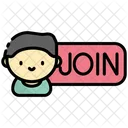 Join Social Media Sign Up Icon