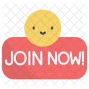 Join Click Button Icon
