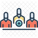Join Group Associate Combined Icon