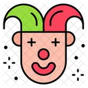 Joker Face Clown Icon