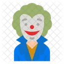 Joker Clown Creepy Fool Spooky Icon