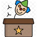 Joker Box Fun Prank Box Icon