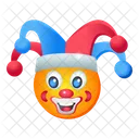 Clowngesicht Jokergesicht Komiker Symbol