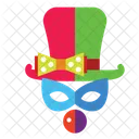 Joker Mask Mask Clown Mask Icon