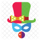 Joker Mask Mask Clown Mask Icône