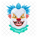 Vector De Cara Aterradora Cara De Payaso Personajes Malvados Icono