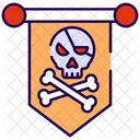 Jolly Roger Crossbones Skeleton Icon