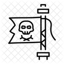 Jolly Roger Flag Pennant Icon