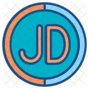 Jordanian Dinar Symbol  Icon