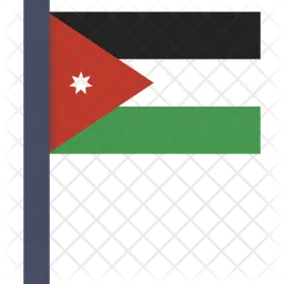 Jordan Flag Icône