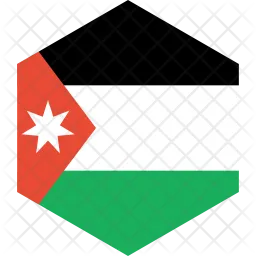 Jordan Flag Icône