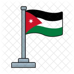 Jordanien  Symbol