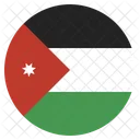 Jordanien National Land Symbol