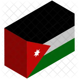 Jordanien Flag Symbol