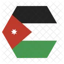 Jordanien National Land Symbol