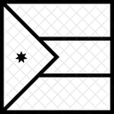 Jordanien Asiatisch Land Symbol