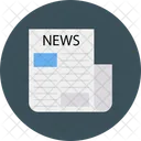 Imprensa Broadsheet Midia Icon