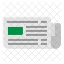 Novo Papel Interface Ícone