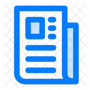 Jornal  Ícone
