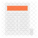 Jornal  Ícone
