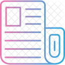Jornal Jornal Documento Ícone