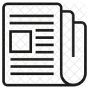 Jornal De Noticias Noticias Papel Ícone