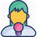 Avatar Jornalista Ocupacao Ícone