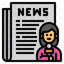 Jornalista Reporter Noticia Ícone
