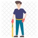 Joueur de baseball  Icône