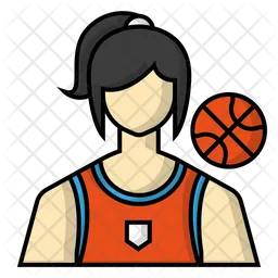 Joueur de basketball  Icône