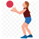 Jouer Au Ballon Jouer Au Softball Samuser En Famille Icône