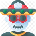 Dia De Muertos Jour Des Morts Mexicain Icône