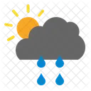 Journee Nuageuse Et Pluvieuse Previsions Meteo Meteo Locale Icône