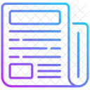 Journal  Icône